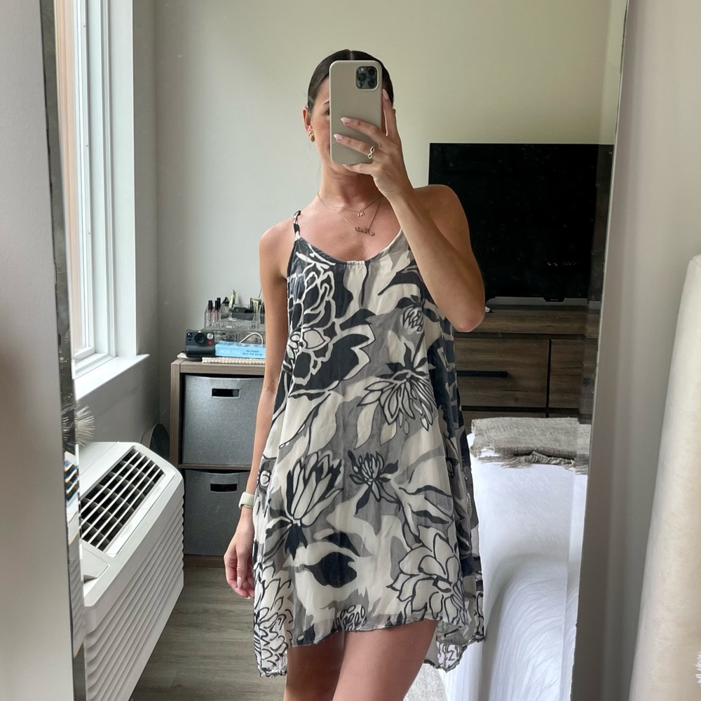 Velvet Floral Dress